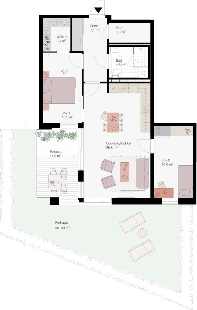 Plantegning 1